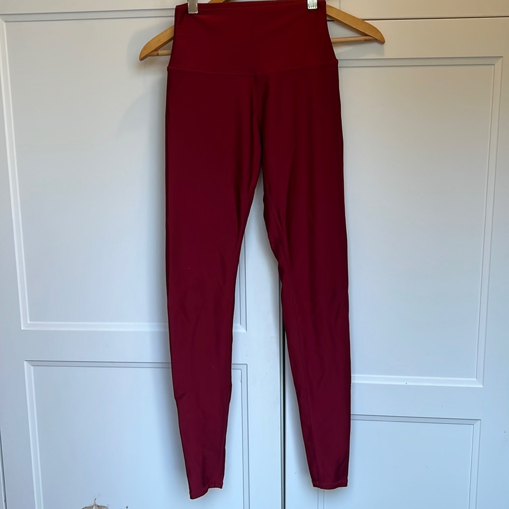 ALO Red leggings Size Small